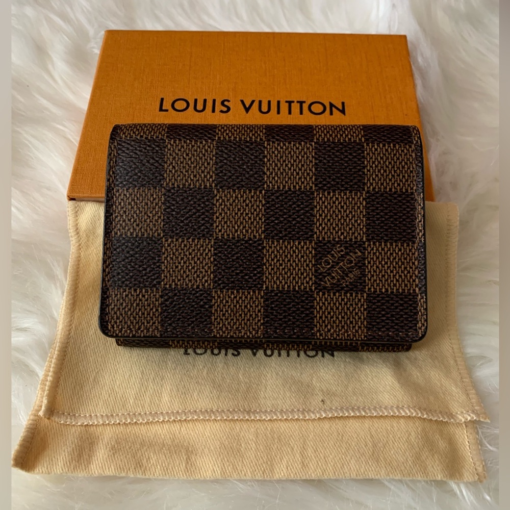 Louis Vuitton Damier Ebene Business Card Case💳💝 - Picture 14 of 14